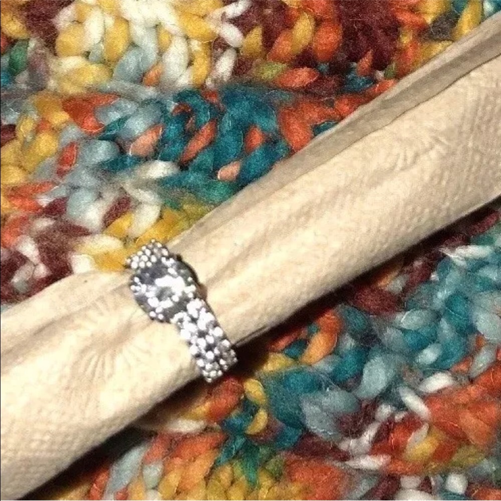 Halo bridal ring set 14k stamp